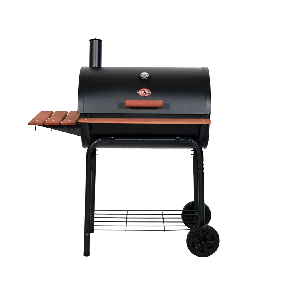Char-Griller Grills Super Pro 30-in W Black Barrel Charcoal Grill 1 Char-Griller Grills Super Pro 30-in W Black Barrel Charcoal Grill