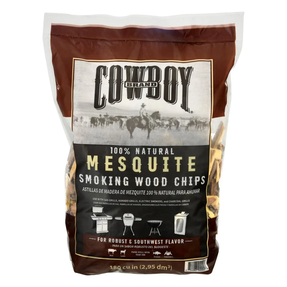 Cowboy Charcoal Grilling Fuels Mesquite 180 Cubic Inch(Es) Wood Chips 1 Cowboy Charcoal Grilling Fuels Mesquite 180 Cubic Inch(Es) Wood Chips