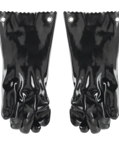 Blue Rhino Grilling Tools & Accessories 2-Pack Black PVC Grill Gloves