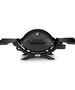 Weber Grills Q 1200 Black 8500-BTU 189-sq in Portable Gas Grill