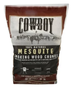 Cowboy Charcoal Grilling Fuels Cowboy Mesquite Wood Chunks, 600 cu in