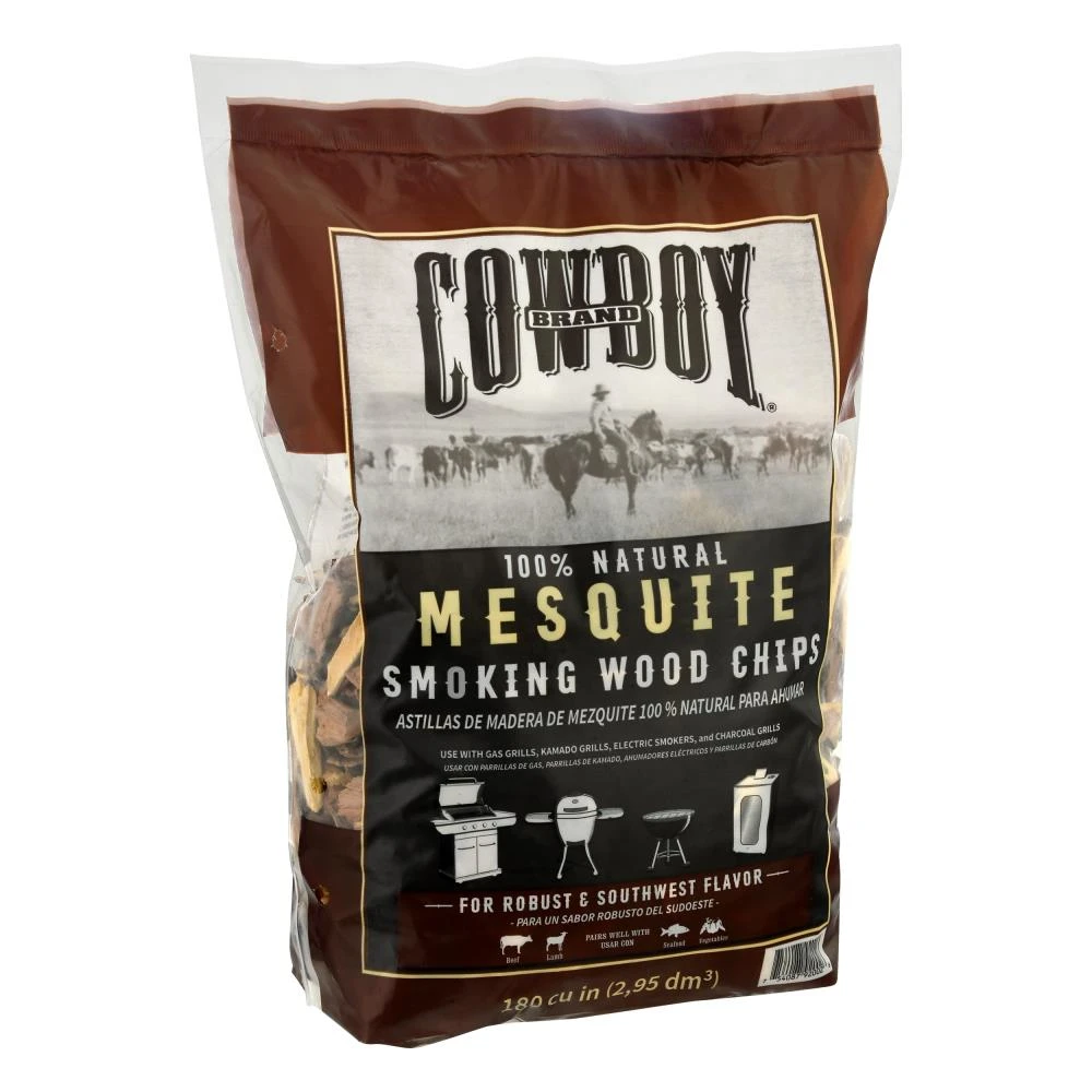 Cowboy Charcoal Grilling Fuels Mesquite 180 Cubic Inch(Es) Wood Chips 7 Cowboy Charcoal Grilling Fuels Mesquite 180 Cubic Inch(Es) Wood Chips - Image 7