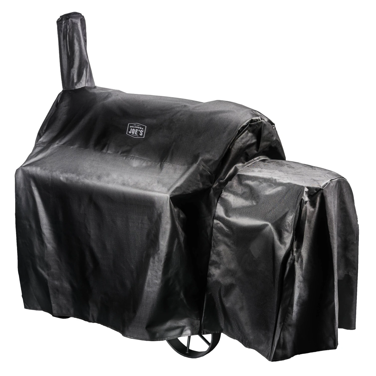 Oklahoma Joe's Grilling Tools & Accessories Highland 58.5-in W x 47.25-in H Black Horizontal Smoker Cover 1 Oklahoma Joe's Grilling Tools & Accessories Highland 58.5-in W x 47.25-in H Black Horizontal Smoker Cover