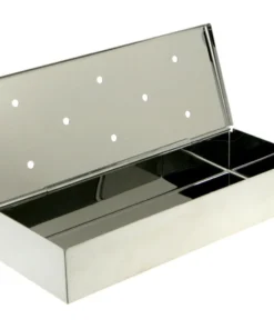 Blue Rhino Grilling Tools & Accessories 1.73-in L x 9.65-in W x 4.06-in H Smoker Box with Hinged Lid -Mmaster Outlet Shop 08079935