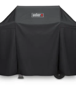 Weber Grilling Tools & Accessories 51-in W x 42-in H Black Gas Grill Cover