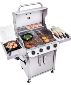 Char-Broil Grills Performance Stainless 4-Burner Liquid Propane Gas Grill with 1 Side Burner -Mmaster Outlet Shop 08806684