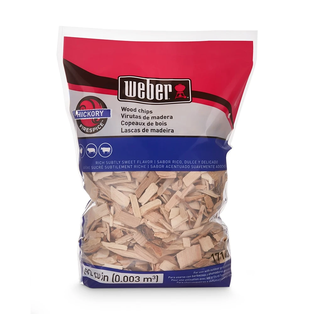 Weber Grilling Fuels Hickory 192 Cubic Inch(Es) Wood Chips 1 Weber Grilling Fuels Hickory 192 Cubic Inch(Es) Wood Chips