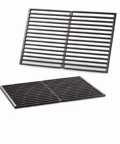 Weber Grill Replacement Parts 19.5-in x 12.9-in 2-Pack Rectangle Porcelain-coated Steel Cooking Grate
