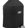 Weber Grilling Tools & Accessories 25-in W x 35-in H Black Charcoal Grill Cover