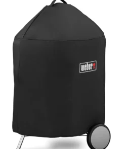 Weber Grilling Tools & Accessories 25-in W x 35-in H Black Charcoal Grill Cover