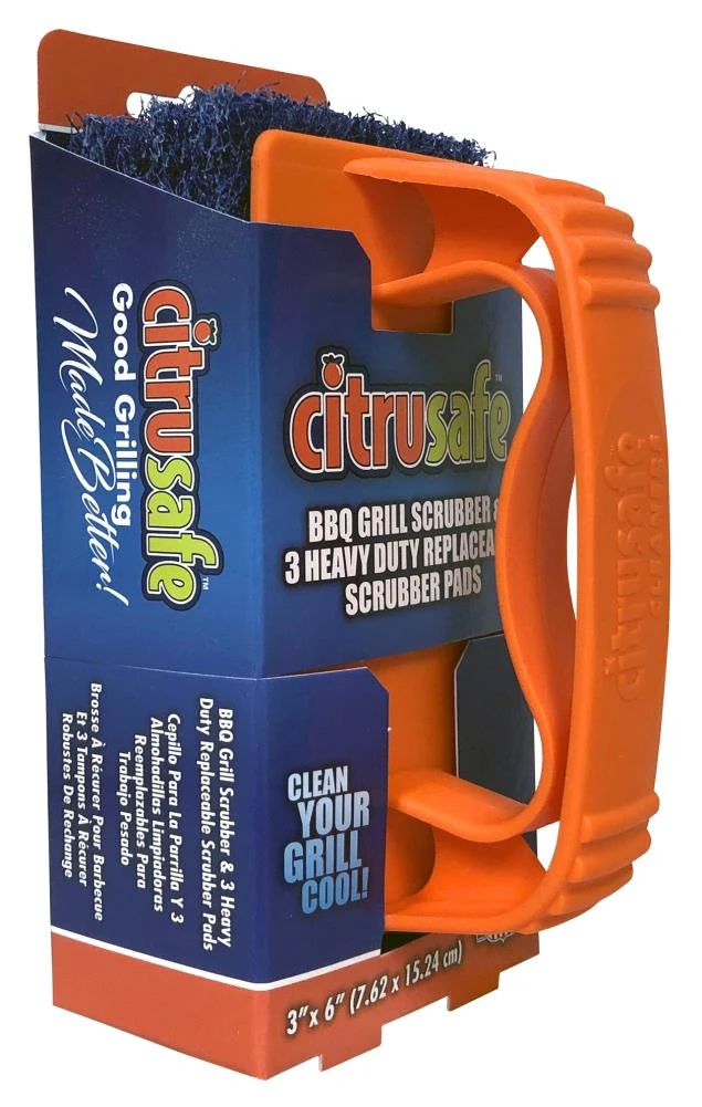 Citrusafe Grilling Tools & Accessories Heavy Duty Grid Scrubber 1 Citrusafe Grilling Tools & Accessories Heavy Duty Grid Scrubber