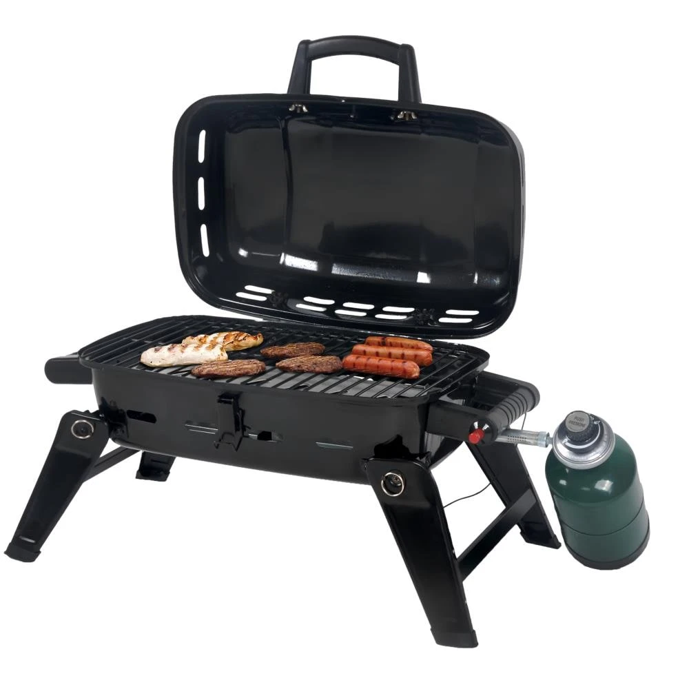 Mr. Bar-B-Q Grills Portable LP gas grill Black/Powder Coated 10000-BTU 178-sq in Portable Gas Grill 9 Mr. Bar-B-Q Grills Portable LP gas grill Black/Powder Coated 10000-BTU 178-sq in Portable Gas Grill - Image 9
