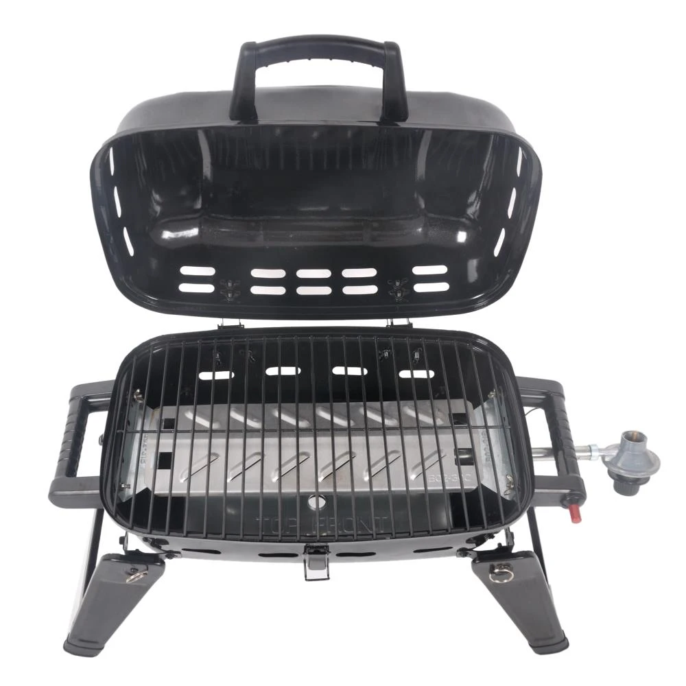 Mr. Bar-B-Q Grills Portable LP gas grill Black/Powder Coated 10000-BTU 178-sq in Portable Gas Grill 10 Mr. Bar-B-Q Grills Portable LP gas grill Black/Powder Coated 10000-BTU 178-sq in Portable Gas Grill - Image 10