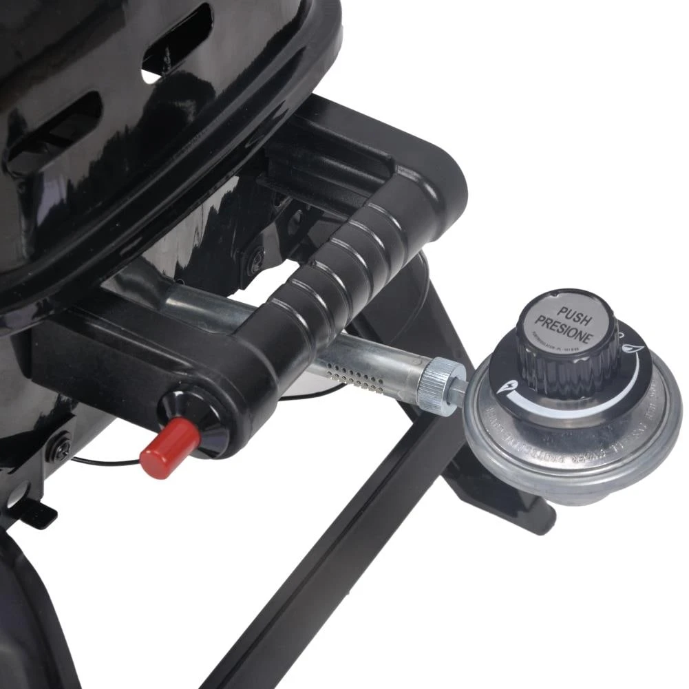 Mr. Bar-B-Q Grills Portable LP gas grill Black/Powder Coated 10000-BTU 178-sq in Portable Gas Grill 12 Mr. Bar-B-Q Grills Portable LP gas grill Black/Powder Coated 10000-BTU 178-sq in Portable Gas Grill - Image 12