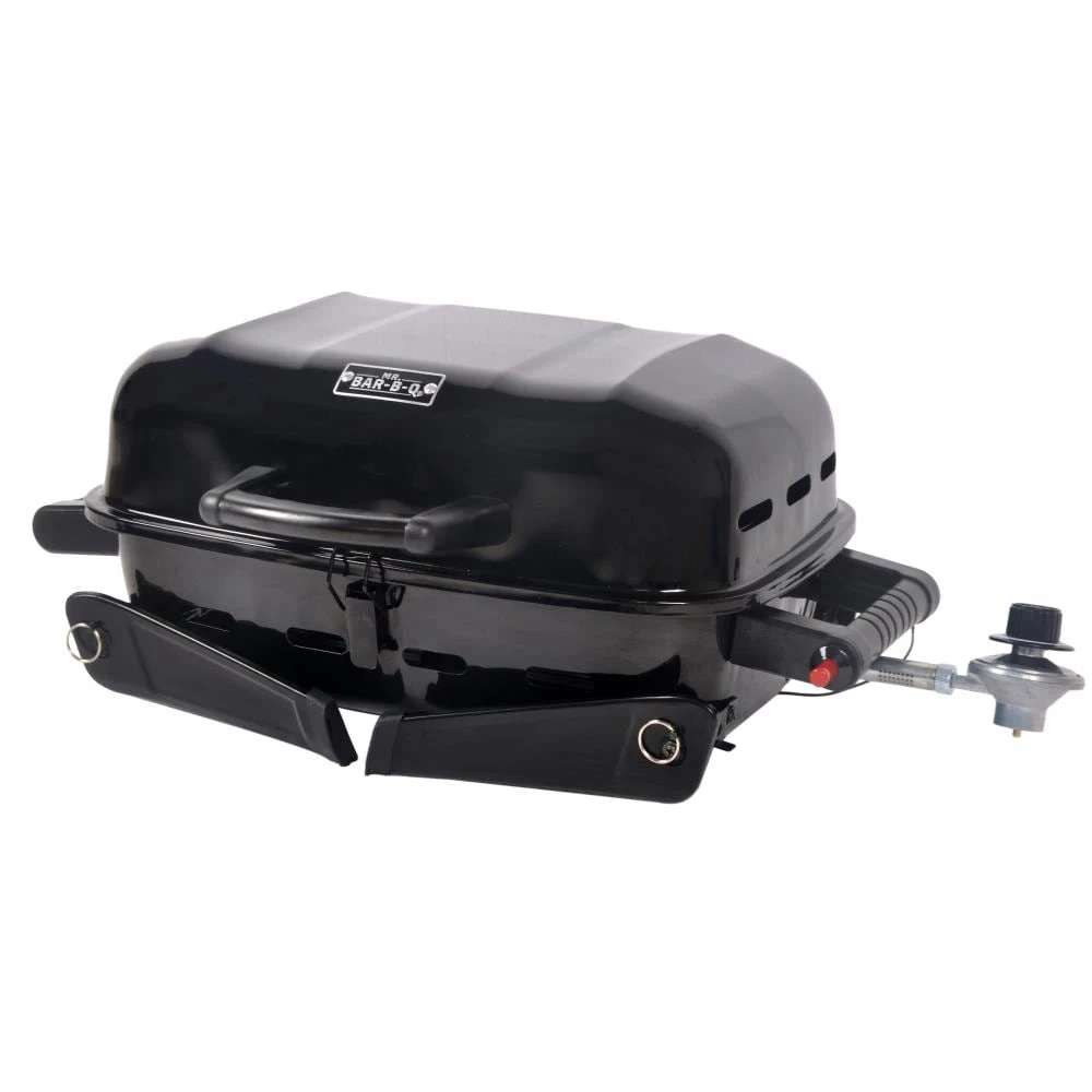 Mr. Bar-B-Q Grills Portable LP gas grill Black/Powder Coated 10000-BTU 178-sq in Portable Gas Grill 14 Mr. Bar-B-Q Grills Portable LP gas grill Black/Powder Coated 10000-BTU 178-sq in Portable Gas Grill - Image 14