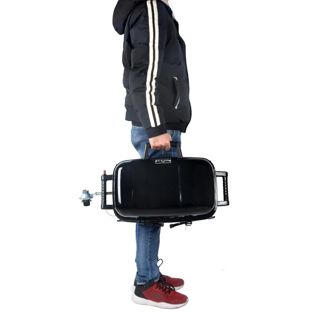 Mr. Bar-B-Q Grills Portable LP gas grill Black/Powder Coated 10000-BTU 178-sq in Portable Gas Grill 15 Mr. Bar-B-Q Grills Portable LP gas grill Black/Powder Coated 10000-BTU 178-sq in Portable Gas Grill - Image 15