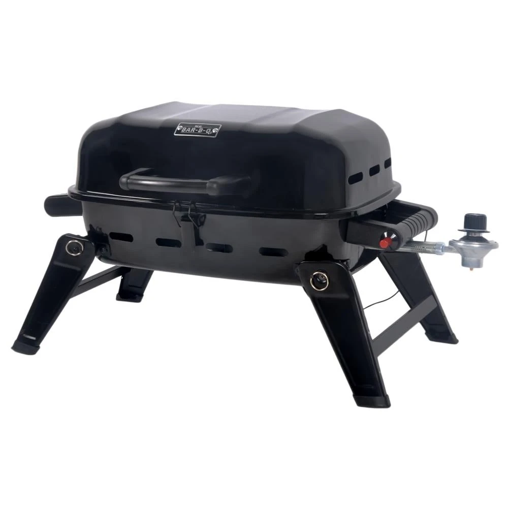 Mr. Bar-B-Q Grills Portable LP gas grill Black/Powder Coated 10000-BTU 178-sq in Portable Gas Grill 1 Mr. Bar-B-Q Grills Portable LP gas grill Black/Powder Coated 10000-BTU 178-sq in Portable Gas Grill