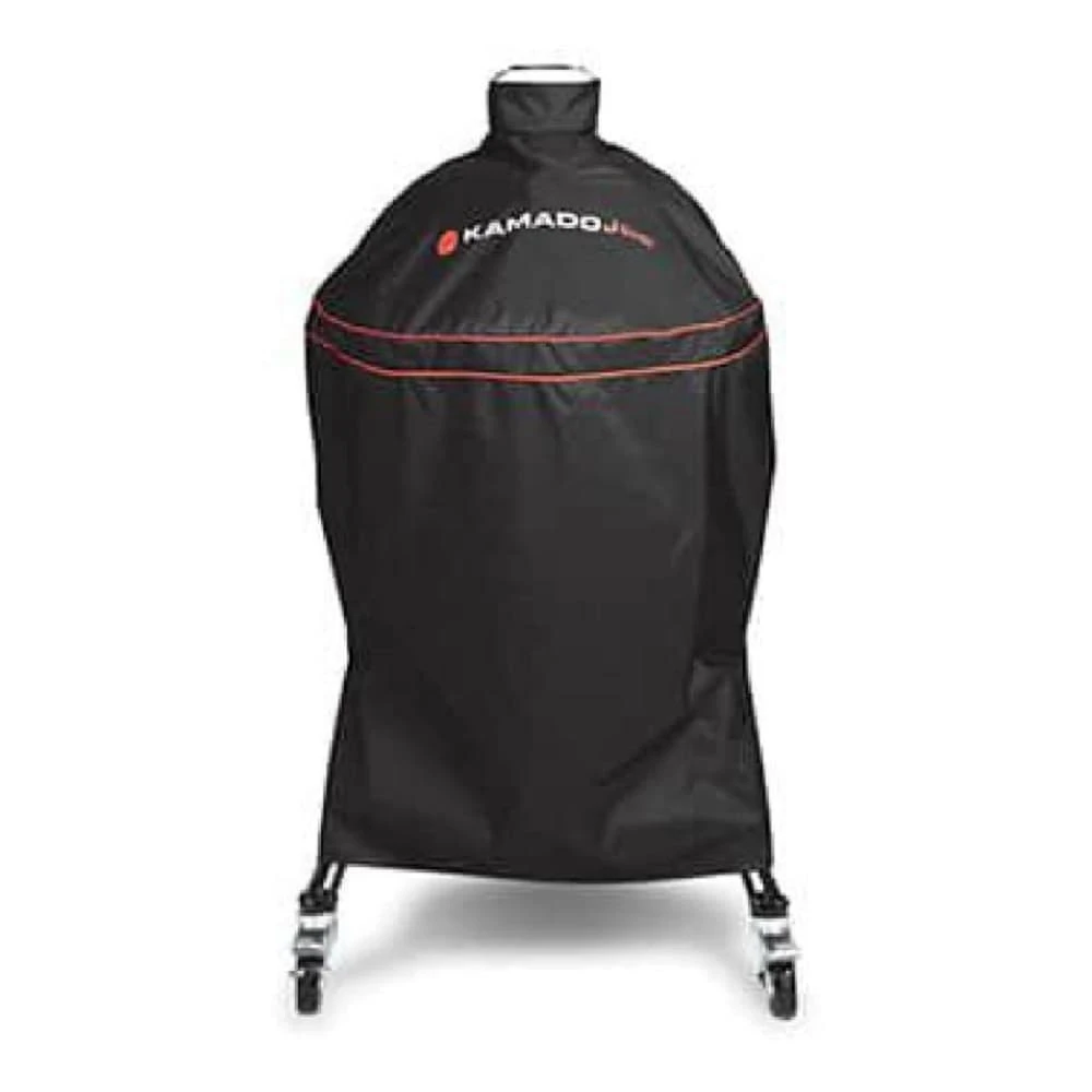 Kamado Joe Grilling Tools & Accessories Big Joe 24-in W x 56-in H Black Charcoal Grill Cover 1 Kamado Joe Grilling Tools & Accessories Big Joe 24-in W x 56-in H Black Charcoal Grill Cover
