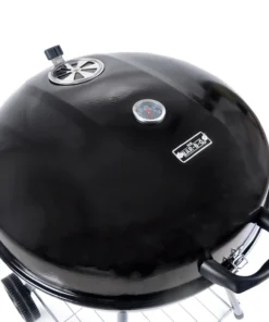 Mr. Bar-B-Q Grills Stand Up Charcoal Grill 22.17-in W Black/Porcelain Kettle Charcoal Grill -Mmaster Outlet Shop 10375440