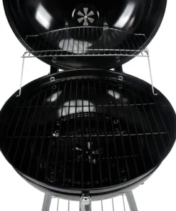Mr. Bar-B-Q Grills Stand Up Charcoal Grill 22.17-in W Black/Porcelain Kettle Charcoal Grill -Mmaster Outlet Shop 10375444 scaled
