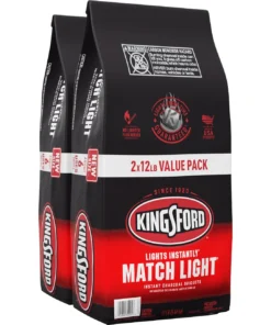 Kingsford Grilling Fuels Match Light 2-Pack 12-lb Charcoal Briquettes