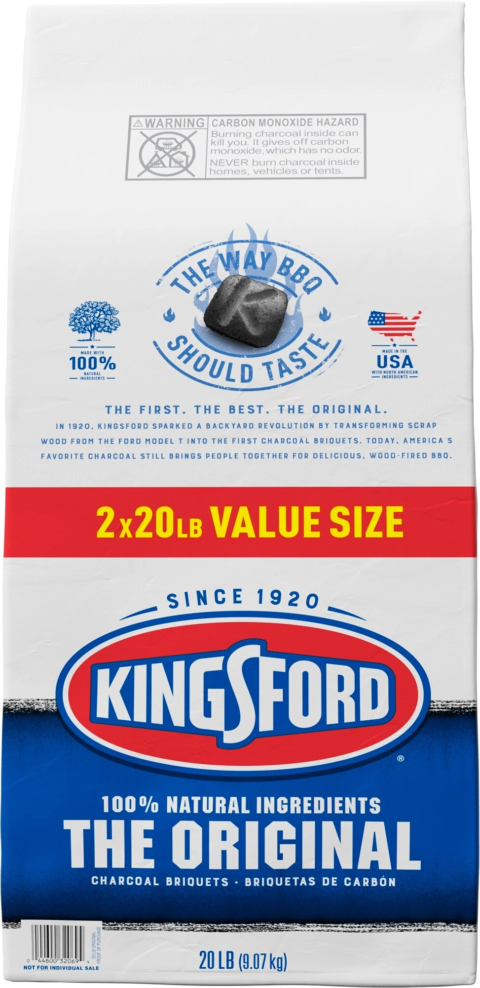 Kingsford Grilling Fuels 2-Pack 20-lb Charcoal Briquettes 3 Kingsford Grilling Fuels 2-Pack 20-lb Charcoal Briquettes - Image 3