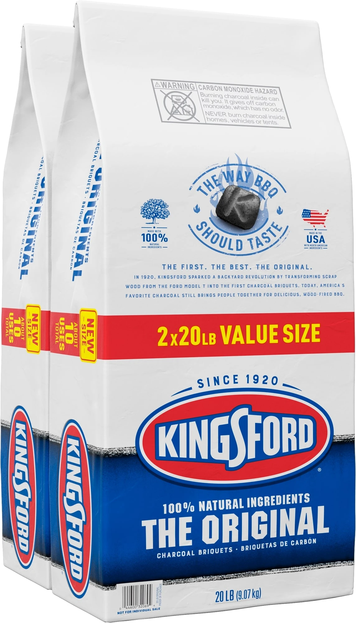 Kingsford Grilling Fuels 2-Pack 20-lb Charcoal Briquettes 1 Kingsford Grilling Fuels 2-Pack 20-lb Charcoal Briquettes