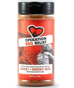 Operation BBQ Relief Grilling Tools & Accessories 12.5-oz Hickory Smoke Seasoning Blend