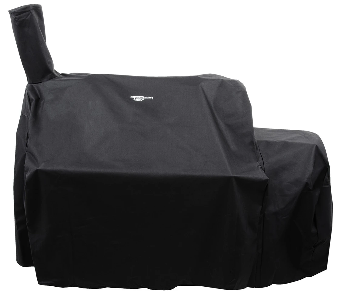 Oklahoma Joe's Grilling Tools & Accessories Highland 58.5-in W x 47.25-in H Black Horizontal Smoker Cover 3 Oklahoma Joe's Grilling Tools & Accessories Highland 58.5-in W x 47.25-in H Black Horizontal Smoker Cover - Image 3