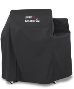 Weber Grilling Tools & Accessories SmokeFire EX4 24inches 29-in W x 44.5-in H Black Charcoal Grill Cover
