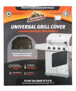 Armor All Grilling Tools & Accessories 65-in W x 45-in H Black Gas Grill Cover 6 Armor All Grilling Tools & Accessories 65-in W x 45-in H Black Gas Grill Cover -Mmaster Outlet Shop 14613320
