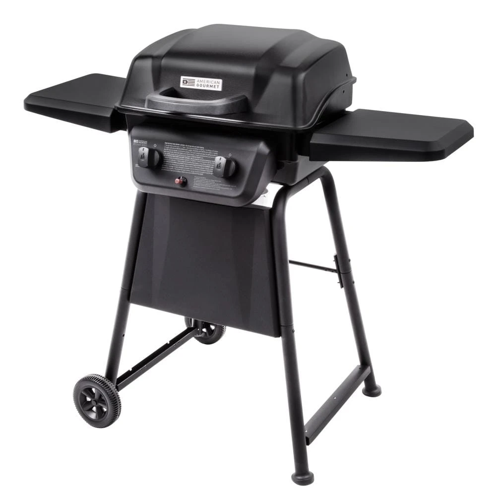 American Gourmet Grills Black 2-Burner Liquid Propane Gas Grill 1 American Gourmet Grills Black 2-Burner Liquid Propane Gas Grill