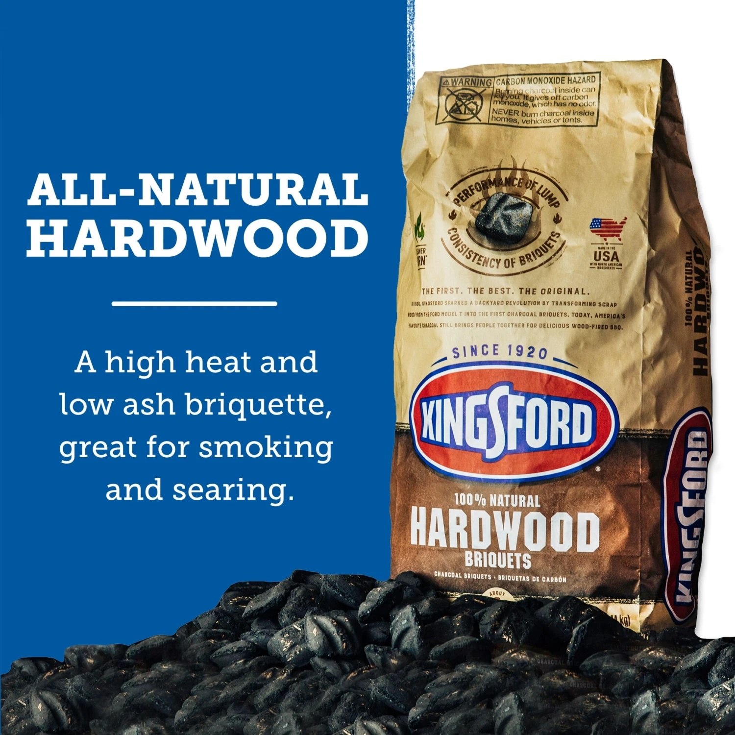 Kingsford Grilling Fuels 12-lb Charcoal Briquettes 4 Kingsford Grilling Fuels 12-lb Charcoal Briquettes - Image 4