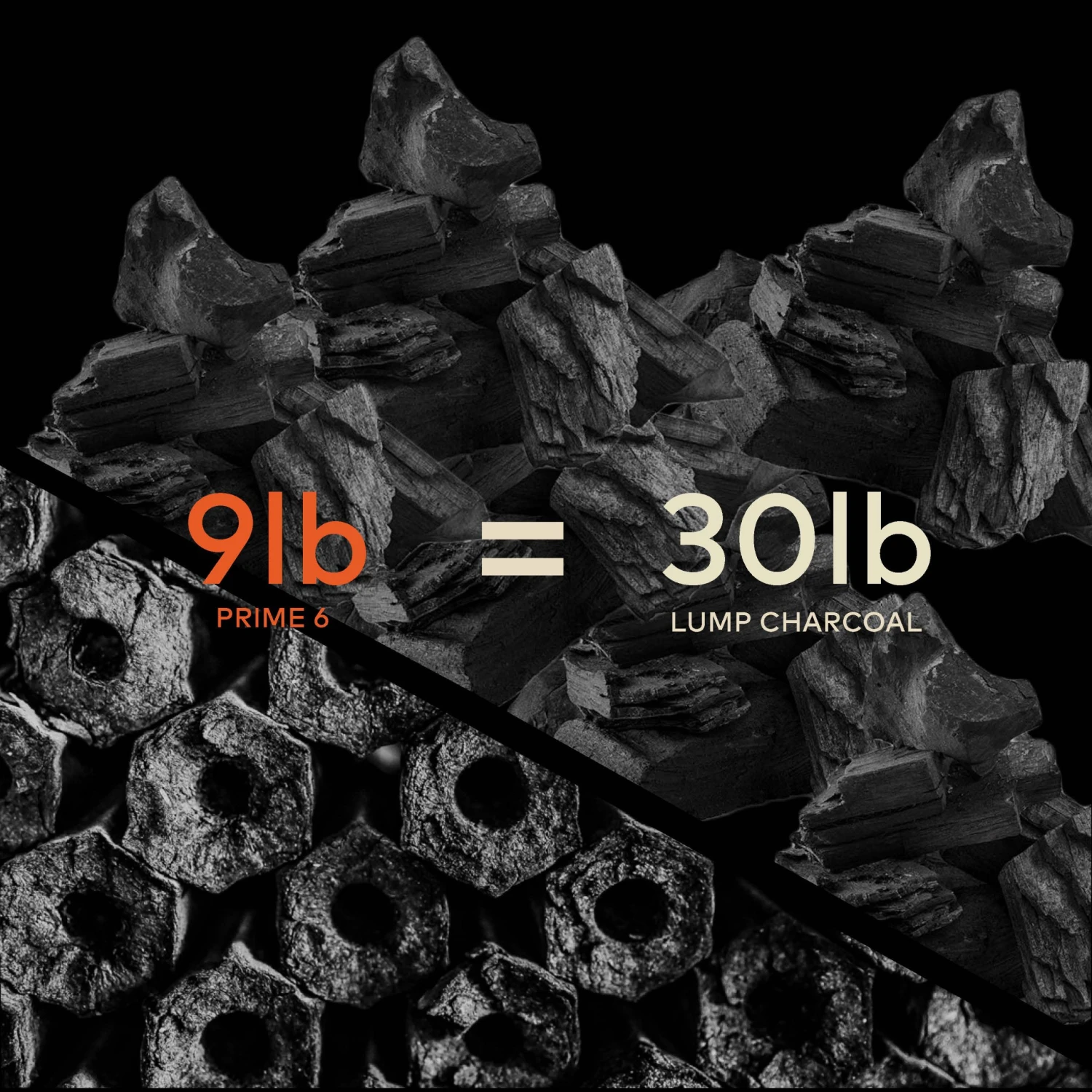 Prime 6 Grilling Fuels Premium sustainable reusable charcoal 9-lb Charcoal Briquettes 3 Prime 6 Grilling Fuels Premium sustainable reusable charcoal 9-lb Charcoal Briquettes - Image 3