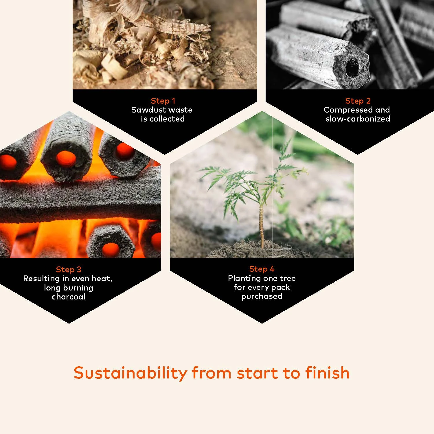 Prime 6 Grilling Fuels Premium sustainable reusable charcoal 9-lb Charcoal Briquettes 7 Prime 6 Grilling Fuels Premium sustainable reusable charcoal 9-lb Charcoal Briquettes - Image 7