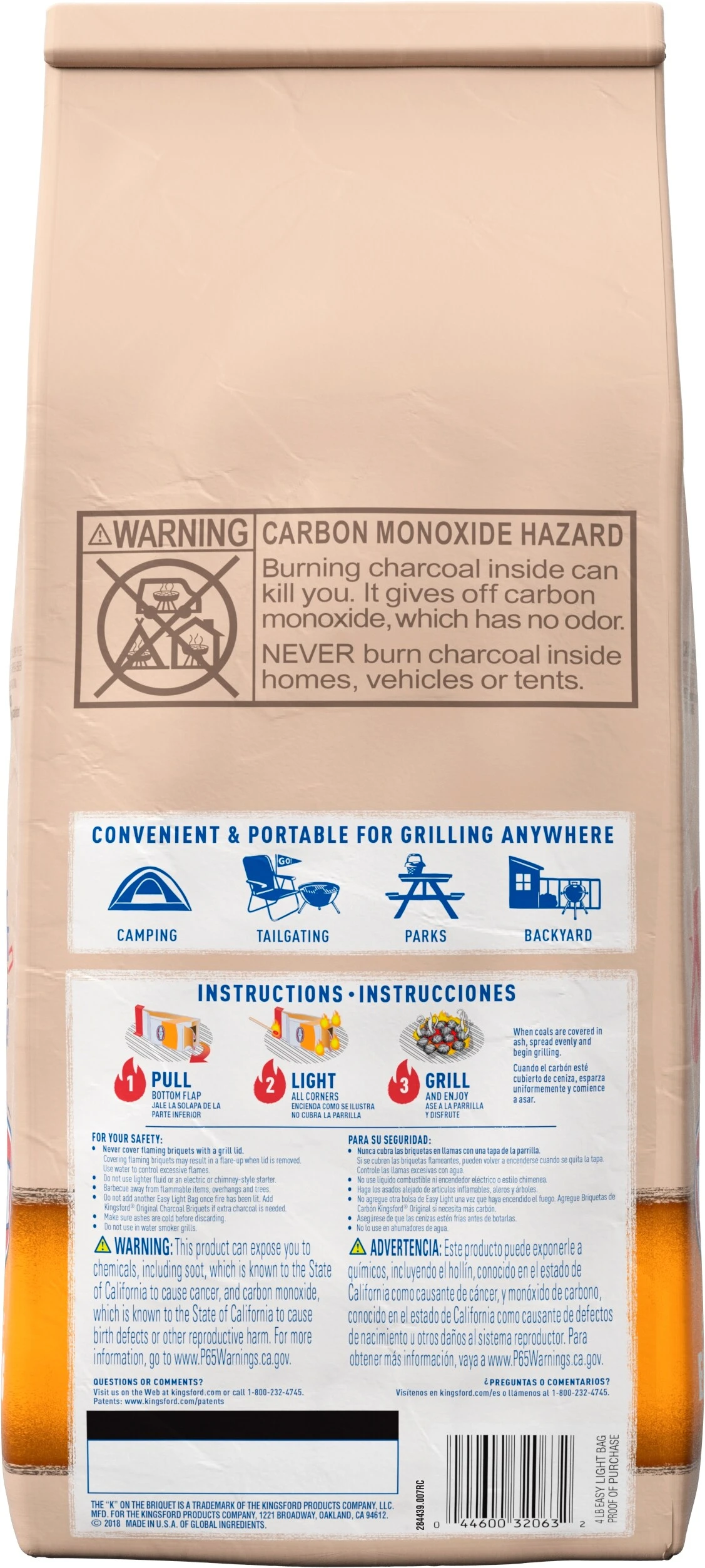 Kingsford Charcoal & Accessories Easy Light 4-lb Charcoal Briquettes 2 Kingsford Charcoal & Accessories Easy Light 4-lb Charcoal Briquettes - Image 2