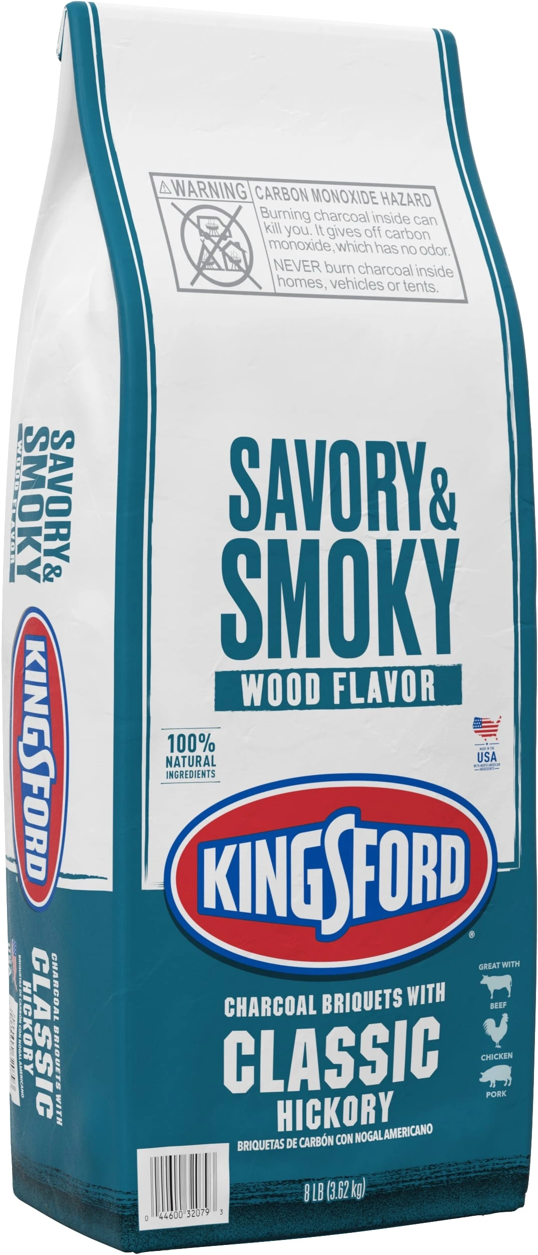 Kingsford Grilling Fuels 8-lb Hickory Charcoal Briquettes 3 Kingsford Grilling Fuels 8-lb Hickory Charcoal Briquettes - Image 3