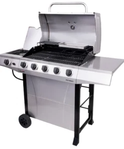 Char-Broil Grills Performance Silver 5-Burner Liquid Propane Gas Grill with 1 Side Burner 22 Char-Broil Grills Performance Silver 5-Burner Liquid Propane Gas Grill with 1 Side Burner -Mmaster Outlet Shop 17751000