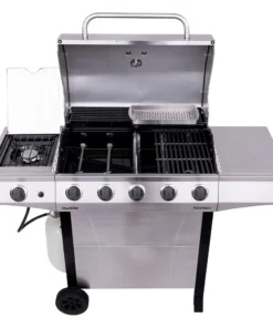 Char-Broil Grills Performance Silver 5-Burner Liquid Propane Gas Grill with 1 Side Burner 26 Char-Broil Grills Performance Silver 5-Burner Liquid Propane Gas Grill with 1 Side Burner -Mmaster Outlet Shop 17751005