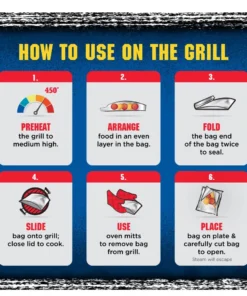 Kingsford Grilling Tools & Accessories Aluminum Non-stick Grill Bag(s) -Mmaster Outlet Shop 17753585