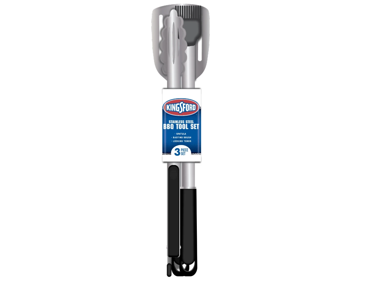 Kingsford Grilling Tools & Accessories Kingsford Stainless Steel Tool Set 1 Kingsford Grilling Tools & Accessories Kingsford Stainless Steel Tool Set