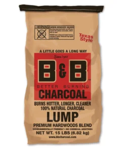B&B Charcoal Grilling Fuels Natural lump charcoal 15-lb Lump Charcoal