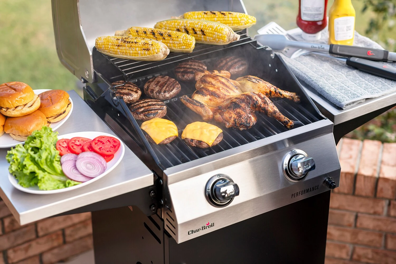 Char-Broil Grills Performance Black 2-Burner Liquid Propane Gas Grill 7 Char-Broil Grills Performance Black 2-Burner Liquid Propane Gas Grill - Image 7