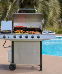 Char-Broil Grills Performance Silver 5-Burner Liquid Propane Gas Grill with 1 Side Burner 29 Char-Broil Grills Performance Silver 5-Burner Liquid Propane Gas Grill with 1 Side Burner -Mmaster Outlet Shop 18385854