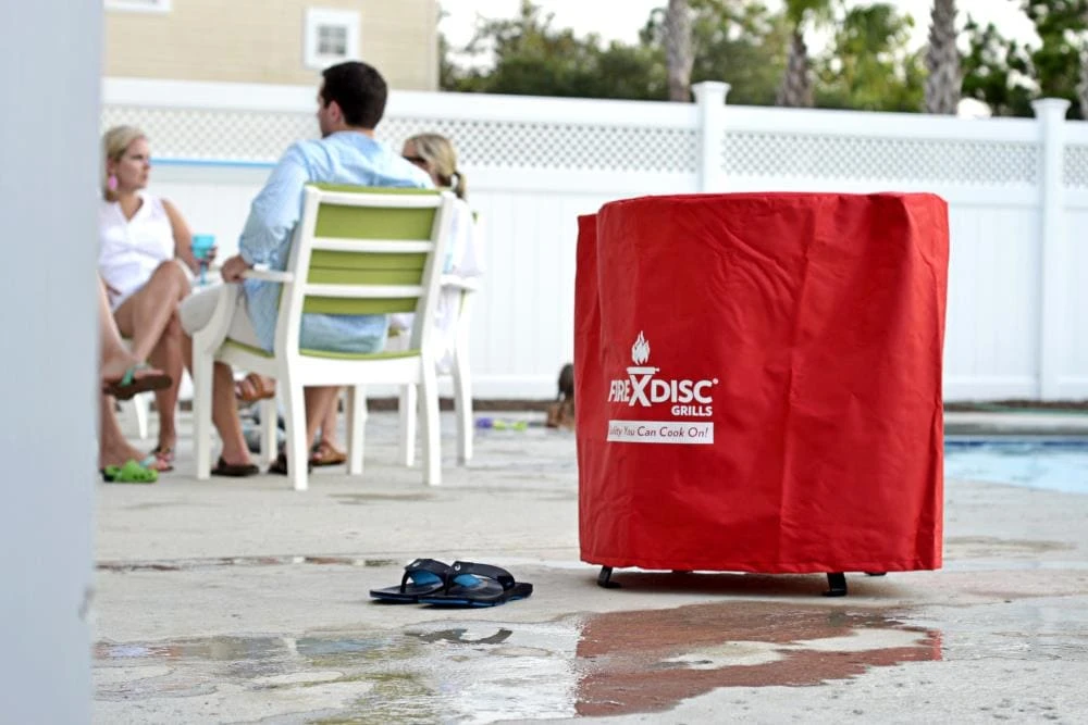 FIREDISC Grilling Tools & Accessories 12-in W x 11-in H Fireman Red Gas Grill Cover 2 FIREDISC Grilling Tools & Accessories 12-in W x 11-in H Fireman Red Gas Grill Cover - Image 2