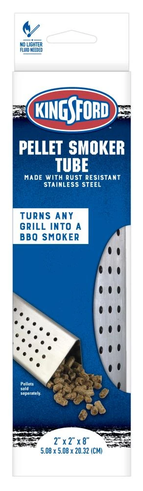Kingsford Smokers Kingsford 8 -in Pellet Smoker Tube Triangle with Box Pellet Tube Smoker Turns Any Grill Into A BBQ Smoker Pellet Smoker Tube Made with Rust Resistant Stainless Steel, Grilling Tools for All Grills 1 Kingsford Smokers Kingsford 8 -in Pellet Smoker Tube Triangle with Box Pellet Tube Smoker Turns Any Grill Into A BBQ Smoker Pellet Smoker Tube Made with Rust Resistant Stainless Steel, Grilling Tools for All Grills