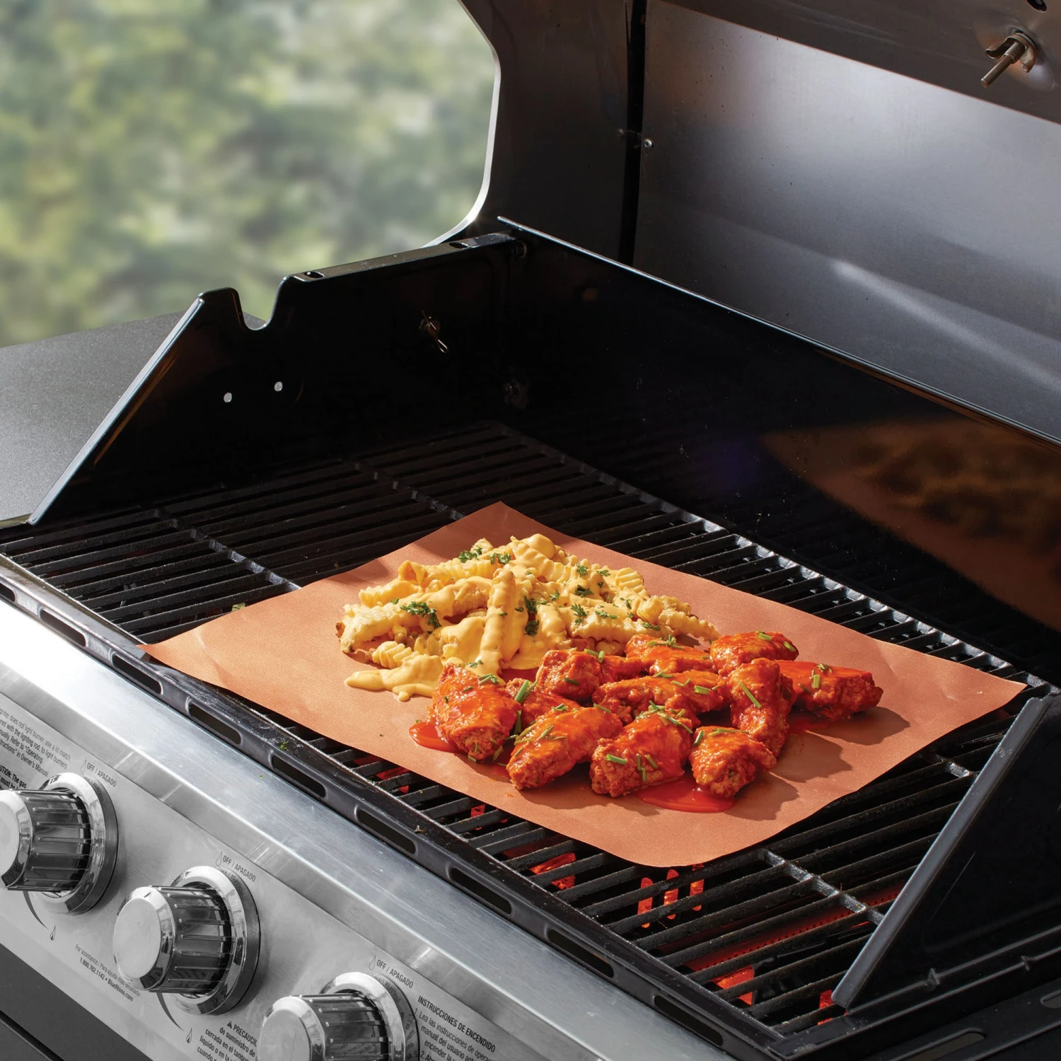 Blue Rhino Grilling Tools & Accessories 2-Pack Polyester Non-Stick Grill Sheet(s) 3 Blue Rhino Grilling Tools & Accessories 2-Pack Polyester Non-Stick Grill Sheet(s) - Image 3