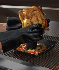 Blue Rhino Grilling Tools & Accessories 2-Pack Black PVC Grill Gloves -Mmaster Outlet Shop 41406225