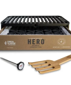 Fire & Flavor Grills Hero Black Charcoal Grill