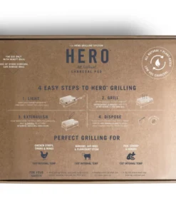 Fire & Flavor Grilling Fuels Hero 1-lb Charcoal Briquettes -Mmaster Outlet Shop 42169266 scaled